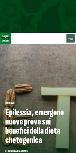 Aperçu du site Lega Nerd, média de Italie pour articles sponsorisés