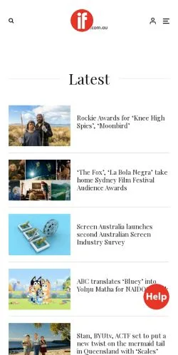 Forhåndsvisning af IF Magazine, medie fra Australien til sponsorerede artikler