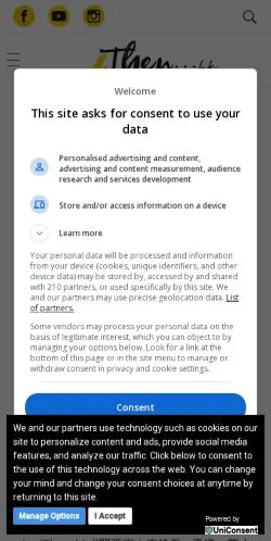 Anteprima del sito AndThen, media di Stati Uniti per articoli sponsorizzati