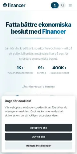 Forhåndsvisning af Financer, medie fra Sverige til sponsorerede artikler