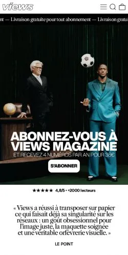 Forhåndsvisning af Views, medie fra Frankrig til sponsorerede artikler