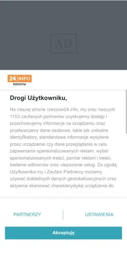 Podgląd witryny Rzeszów24, medium z kraju Polska do artykułów sponsorowanych