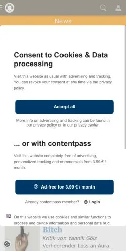 Aperçu du site Laut, média de Allemagne pour articles sponsorisés