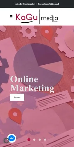 Anteprima del sito KaGu Media, media di Germania per articoli sponsorizzati