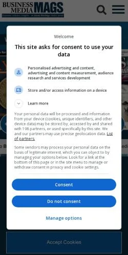 Anteprima del sito Business Media Mags, media di Stati Uniti per articoli sponsorizzati