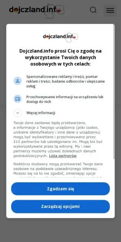Podgląd witryny Dojczland, medium z kraju Polska do artykułów sponsorowanych