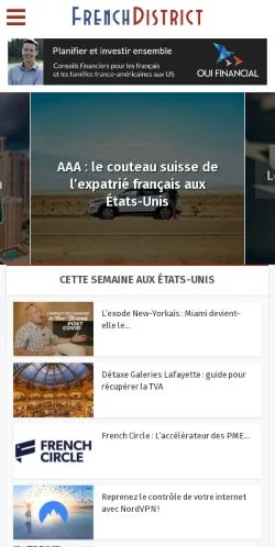 Forhåndsvisning af French District, medie fra Frankrig til sponsorerede artikler