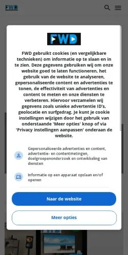 Podgląd witryny fwdmagazine, medium z kraju Belgia do artykułów sponsorowanych