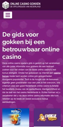 Anteprima del sito Online Casino Gids, media di Paesi Bassi per articoli sponsorizzati