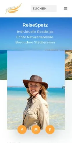 Anteprima del sito ReiseSpatz, media di Germania per articoli sponsorizzati