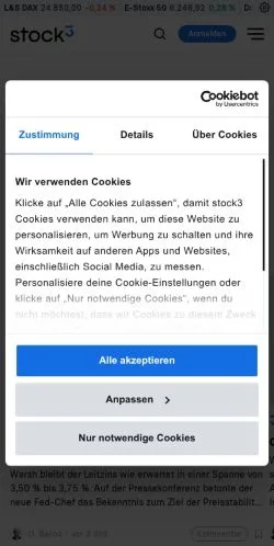 Vorschau der Website stock3, Medium aus Deutschland für gesponserte Artikel