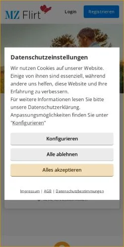 Anteprima del sito MZ Flirt, media di Germania per articoli sponsorizzati