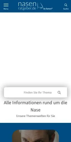 Anteprima del sito Nasenratgeber, media di Germania per articoli sponsorizzati