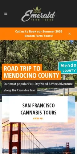 Anteprima del sito Emerald Farm Tours, media di Stati Uniti per articoli sponsorizzati