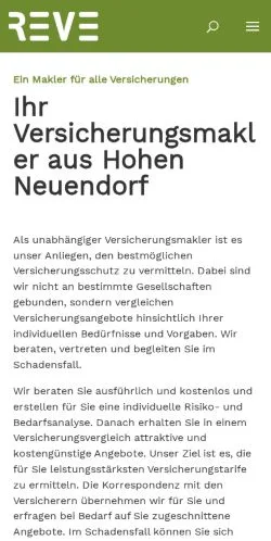 Vista previa del sitio RΞVΞ24, medio de Alemania para artículos patrocinados