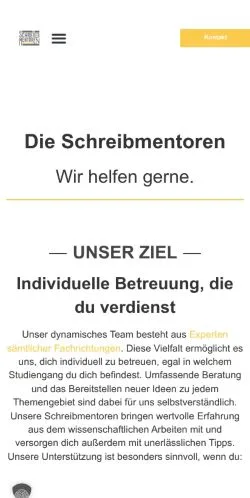 Anteprima del sito Schreibmentoren, media di Germania per articoli sponsorizzati