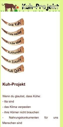 Anteprima del sito Kuh-Projekt, media di Germania per articoli sponsorizzati