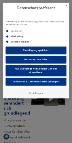 Anteprima del sito Seiten-Werk, media di Germania per articoli sponsorizzati