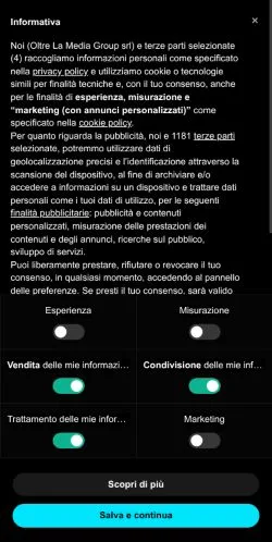 スポンサード記事向けのイタリアメディア、Touchpoint Newsのサイトプレビュー