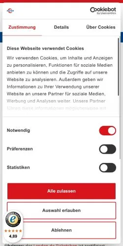 Podgląd witryny London Infos, medium z kraju Niemcy do artykułów sponsorowanych