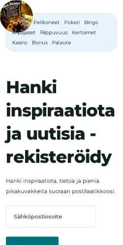 Podgląd witryny hullukasino.fi, medium z kraju Finlandia do artykułów sponsorowanych