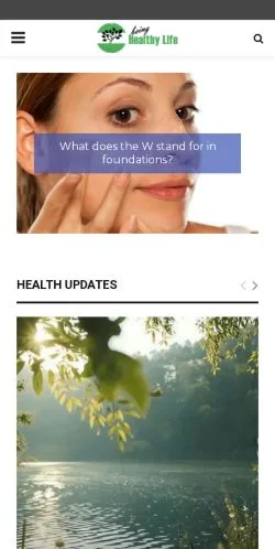 Anteprima del sito Welcome to Being Healthy Life, media di Stati Uniti per articoli sponsorizzati