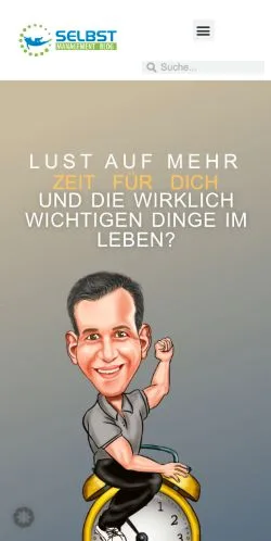 Anteprima del sito Selbstmanagement, media di Germania per articoli sponsorizzati