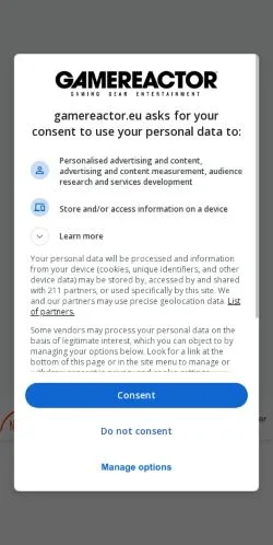 Anteprima del sito Gamereactor, media di Stati Uniti per articoli sponsorizzati