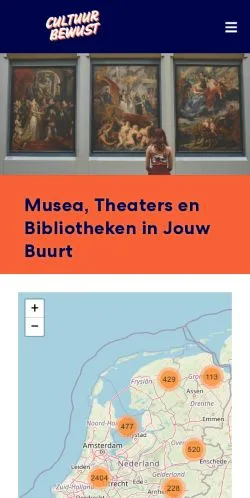 Anteprima del sito Cultuurbewust, media di Paesi Bassi per articoli sponsorizzati