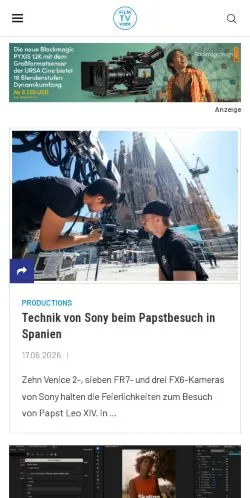 Anteprima del sito Film-TV-Video, media di Germania per articoli sponsorizzati