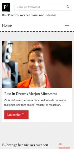 Forhåndsvisning af P-Plus, medie fra Nederlandene til sponsorerede artikler