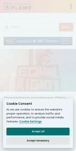 Anteprima del sito The Buckeye Flame, media di Stati Uniti per articoli sponsorizzati