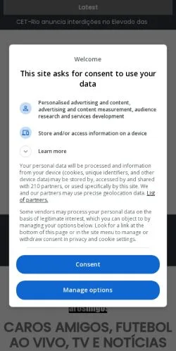Anteprima del sito Caros Amigos, media di Brasile per articoli sponsorizzati