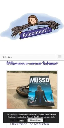 Podgląd witryny Rabenmutti, medium z kraju Niemcy do artykułów sponsorowanych
