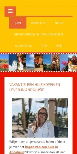 Podgląd witryny Leven in Andalusië, medium z kraju Holandia do artykułów sponsorowanych