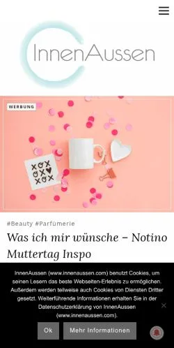 Aperçu du site InnenAussen, média de Allemagne pour articles sponsorisés