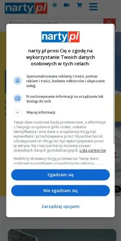 Forhåndsvisning av nettstedet Narty, medium fra Polen for sponsede artikler