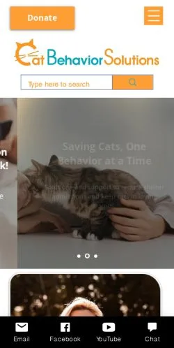 Anteprima del sito Cat Behavior Solutions, media di Stati Uniti per articoli sponsorizzati
