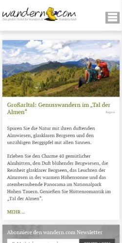Forhåndsvisning af Wandern, medie fra Tyskland til sponsorerede artikler