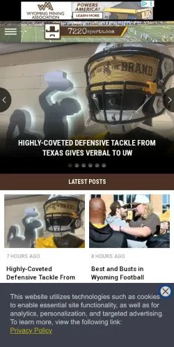 Anteprima del sito 7220 Sports, media di Stati Uniti per articoli sponsorizzati