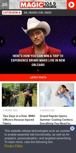Forhåndsvisning av nettstedet My Magic GR, medium fra USA for sponsede artikler