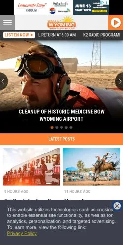 Forhåndsvisning af Wake Up Wyoming, medie fra USA til sponsorerede artikler