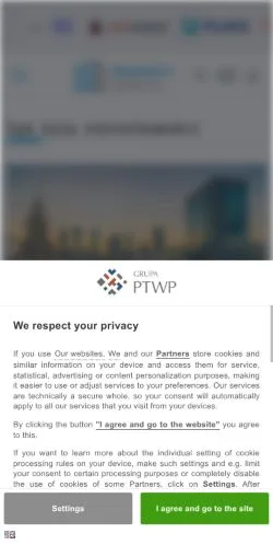 Anteprima del sito PropertyNews, media di Polonia per articoli sponsorizzati
