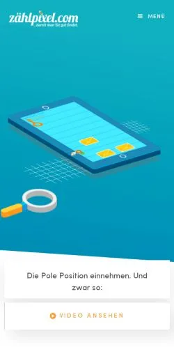 Sponsorlu makaleler için Almanya medyası Zählpixel sitesinin önizlemesi