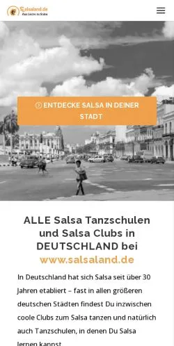 Anteprima del sito Salsaland, media di Germania per articoli sponsorizzati