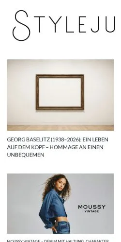Anteprima del sito Stylejunkyz, media di Germania per articoli sponsorizzati