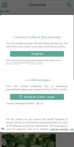 Preview of the Gartendialog website, a media outlet in Germany for sponsored articles