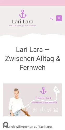 Podgląd witryny Lari Lara, medium z kraju Niemcy do artykułów sponsorowanych