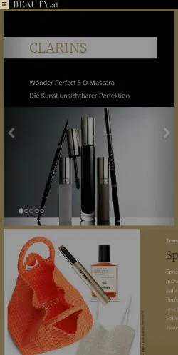 Anteprima del sito Beauty, media di Austria per articoli sponsorizzati