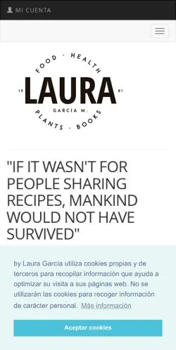Anteprima del sito By Laura Garcia, media di Spagna per articoli sponsorizzati